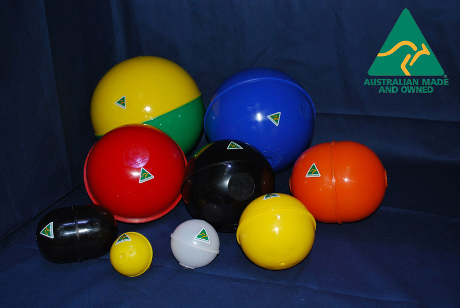 Australian Made Plastic Ball Floats